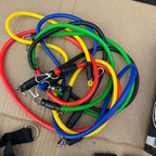 11pc Premium Resistance Bands Set - Home Gym Fitness Kit