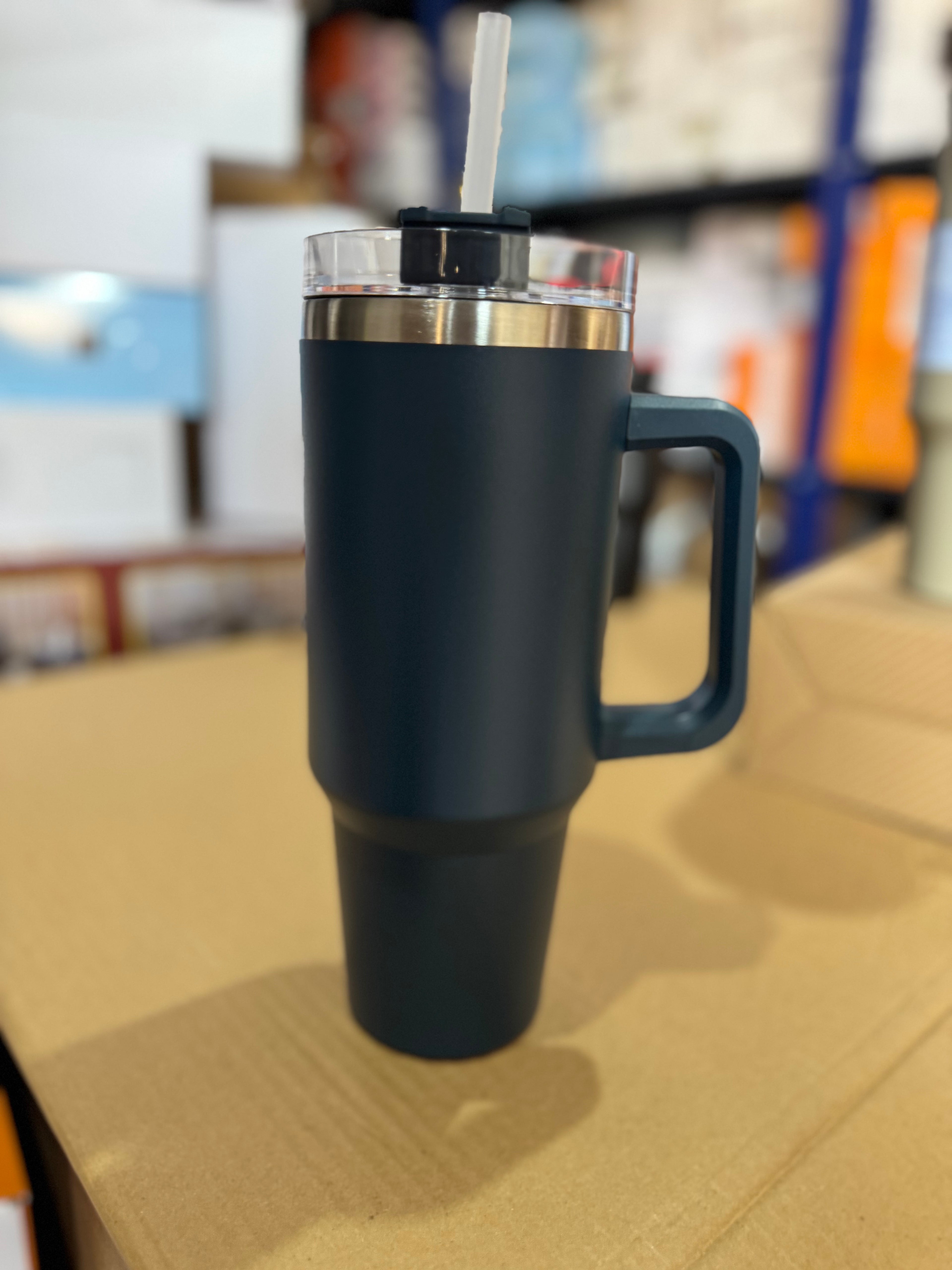 1180ml Stainless Steel Vacuum Insulated Tumbler | Large Travel Mug with Handle