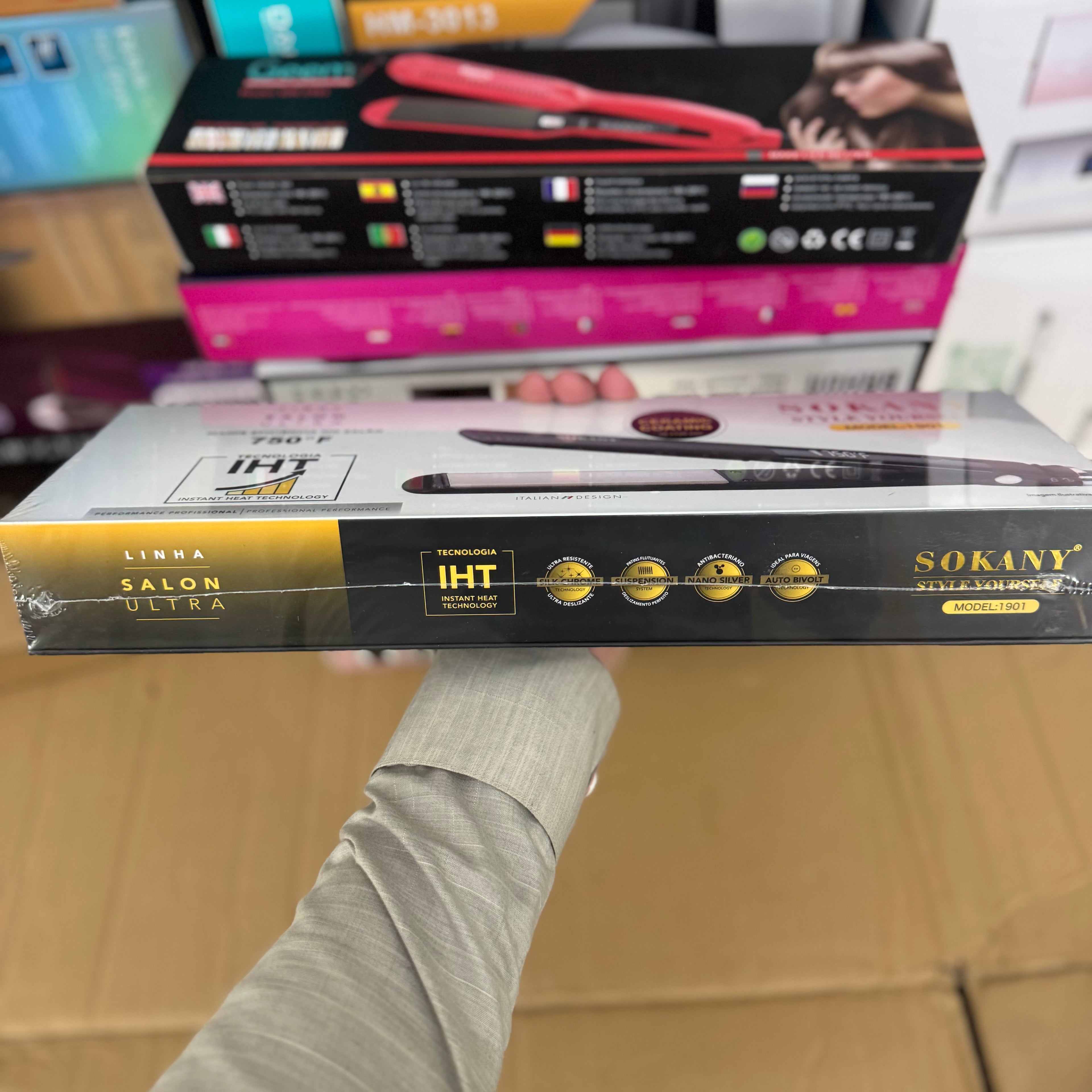 Lot Imported Sokany Salon Ultra Hair Straightener Model 1901