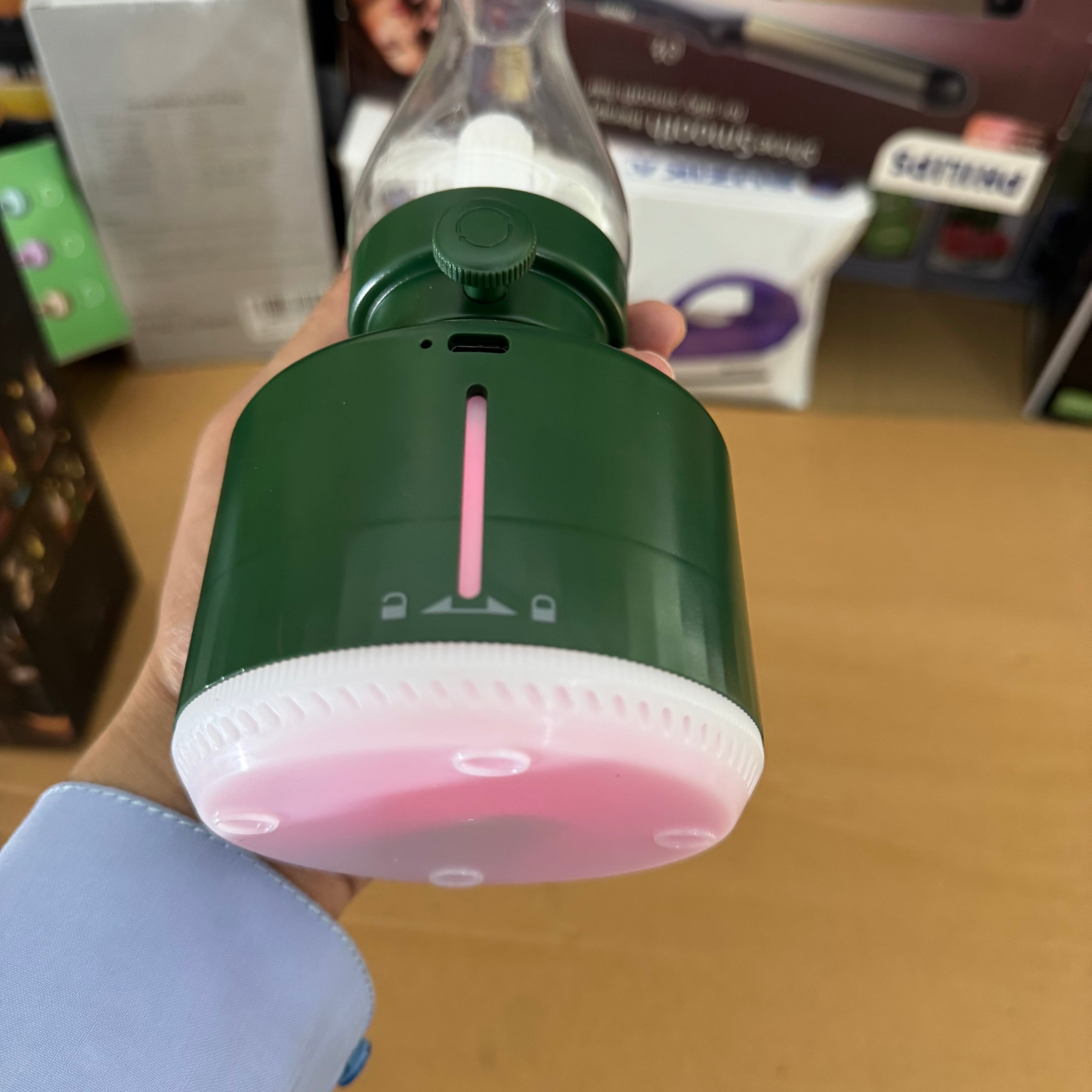 Retro Wireless Humidifier & Ambient Night Light DQ-122 - Lot Imported