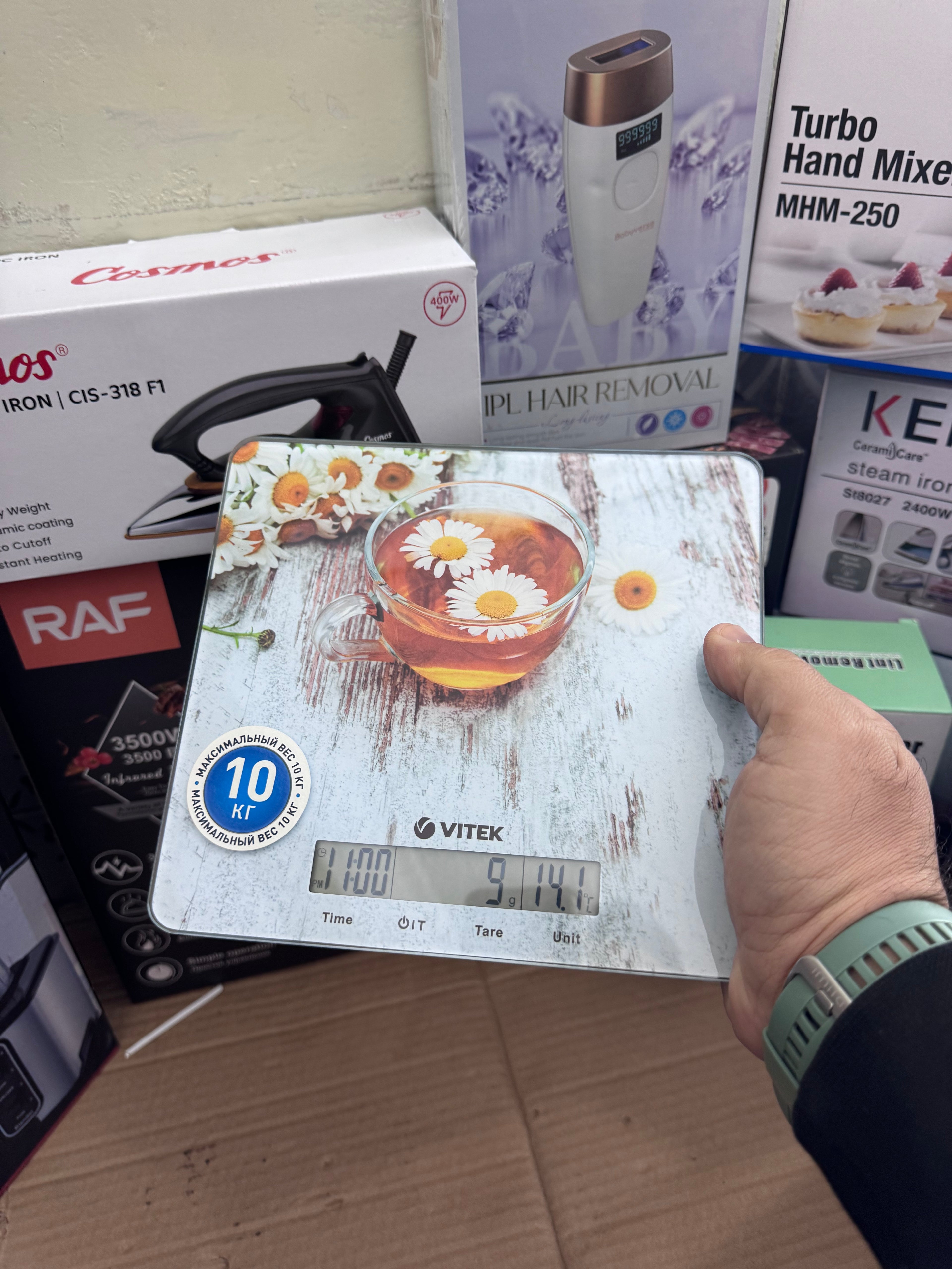 VITEK Digital Kitchen Weighing Scale 10kg – Lot Imported Electronic Food Scale (Pakistan)