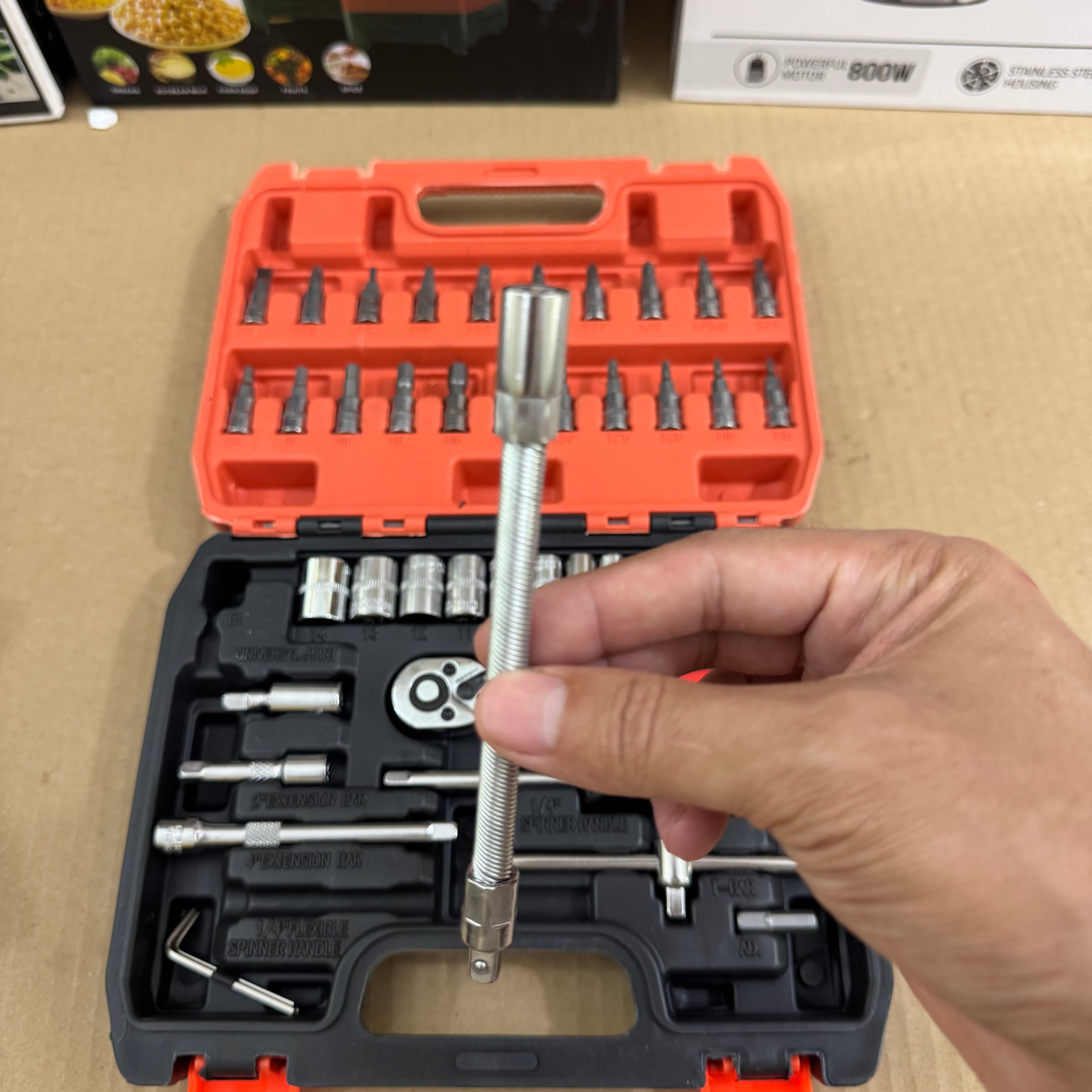 ShunDa 46-Piece 1/4" DR. Socket Set  Lot Imported