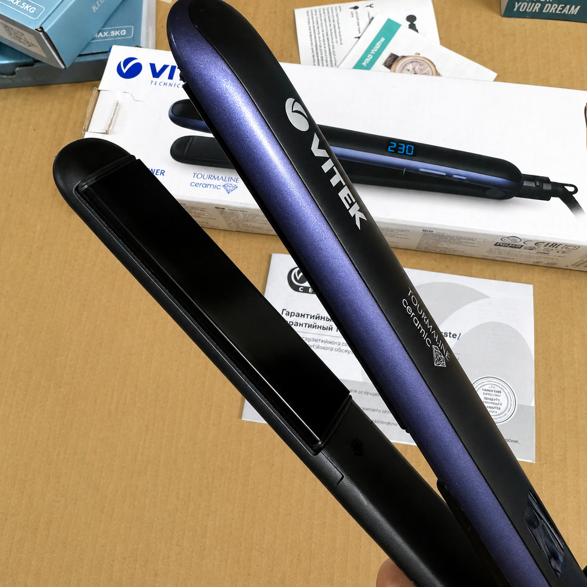 VITEK VT-8414 Tourmaline Ceramic Hair Straightener