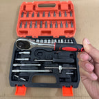 ShunDa 46-Piece 1/4" DR. Socket Set  Lot Imported