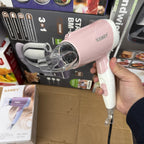 KEMEY KM-6831 Compact Hair Dryer -Efficiency Professional Blow Dryer