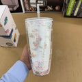 Gemini said Lot Imported Pearl Foam Double-Layer Tumbler 650ml. - BPA Free Cold Drink Cup
