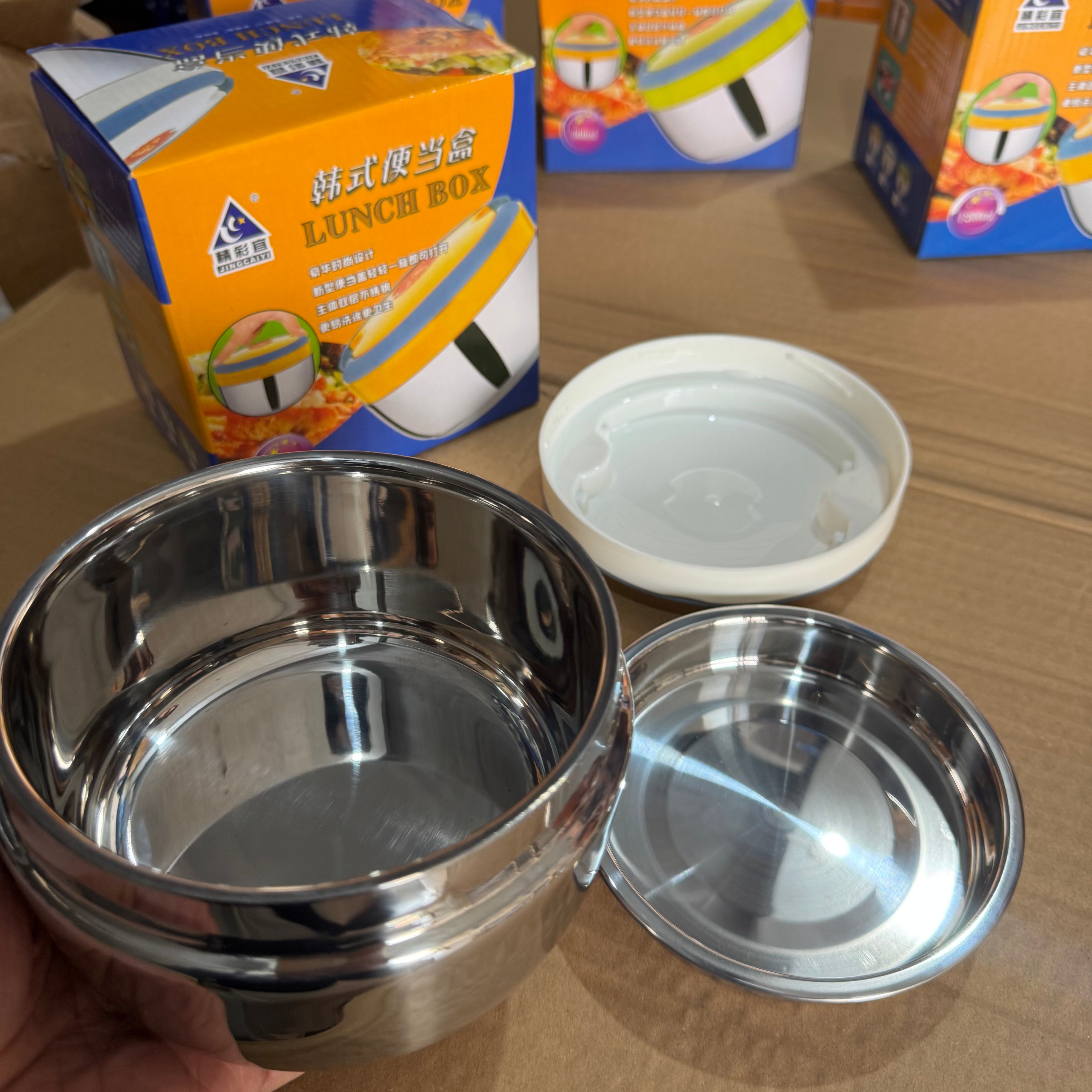 Lot Imported Jinkcaiyi 900ml Stainless Steel Insulated Lunch Box