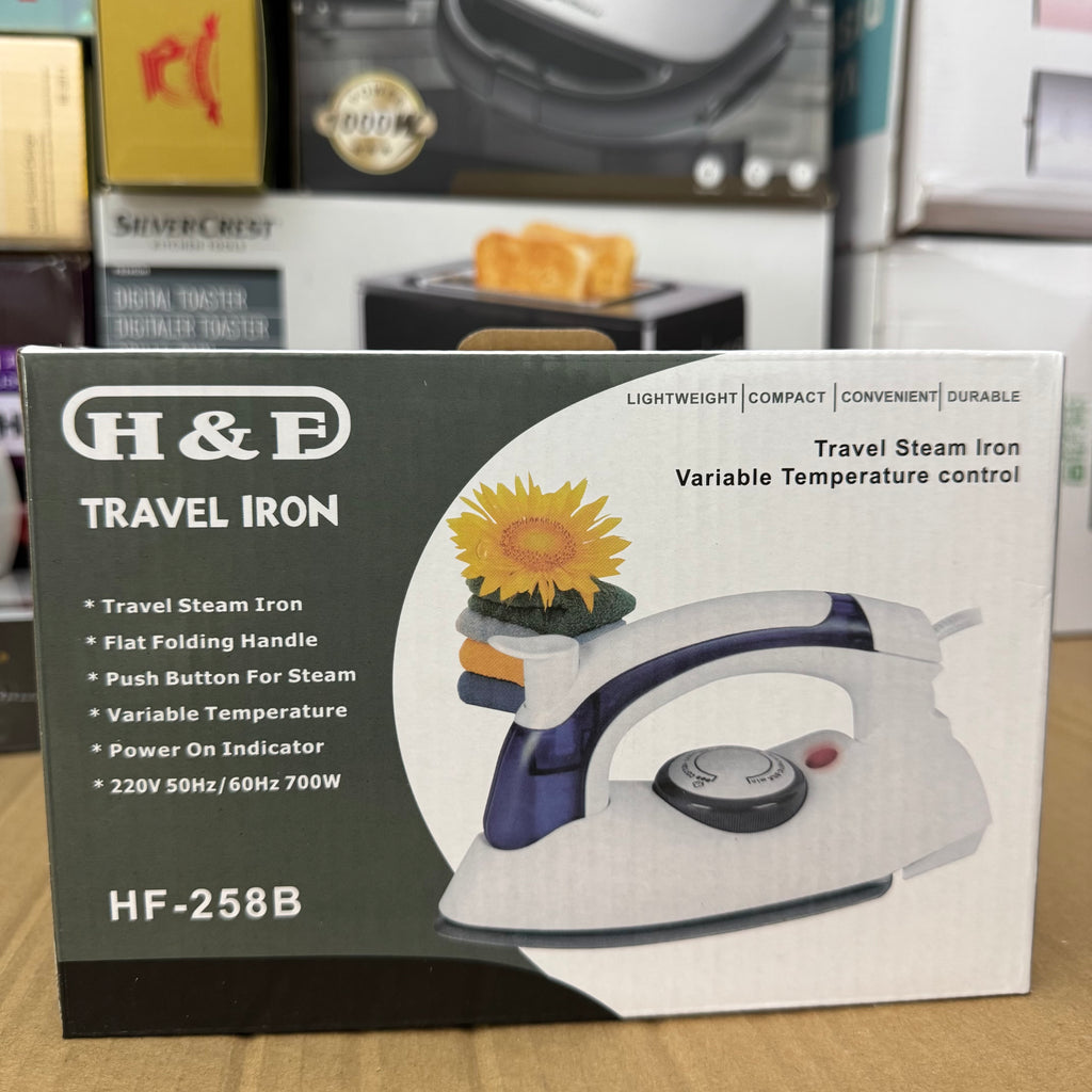 H&F Portable Travel Steam Iron HF-258B Lot Imported