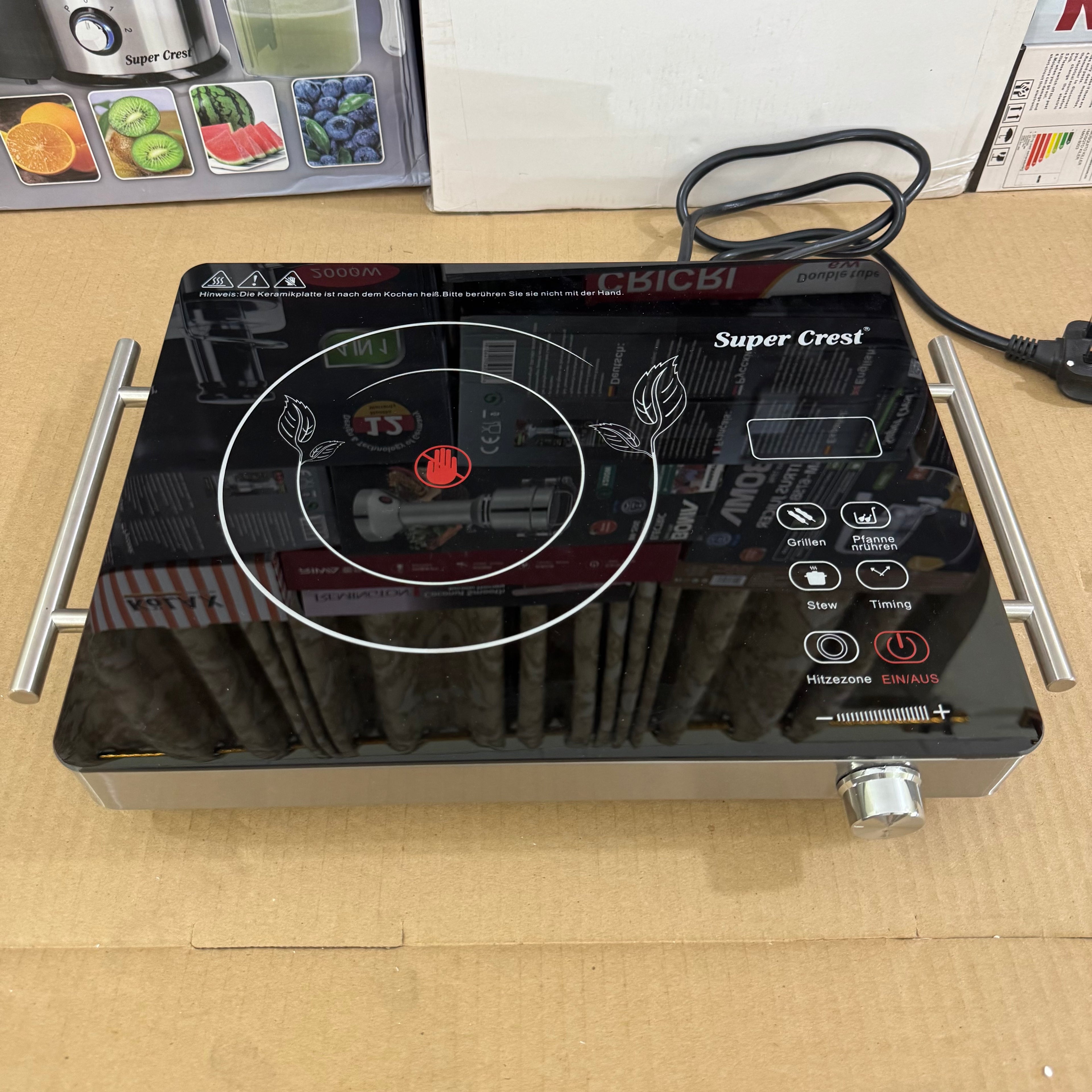 Super Crest 2200W Infrared Cooker - Model SCT-9048 6months warranty