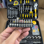 108-Piece Universal Tool Kit - Complete Home DIY Hardware Set with Carry Case German