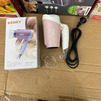 KEMEY KM-6831 Compact Hair Dryer -Efficiency Professional Blow Dryer