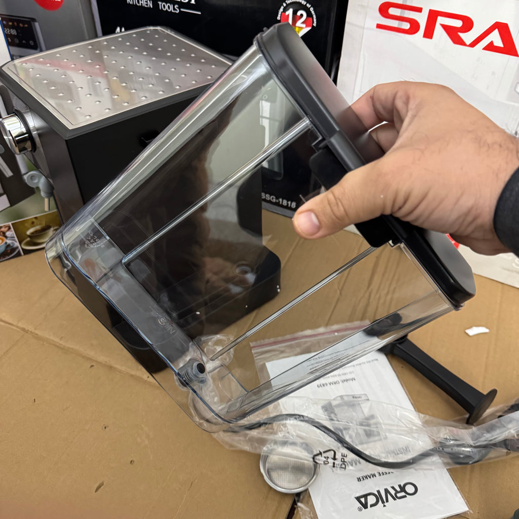 Orvica ORM-6839 Espresso Coffee Maker | 20-Bar Professional Milk Frother