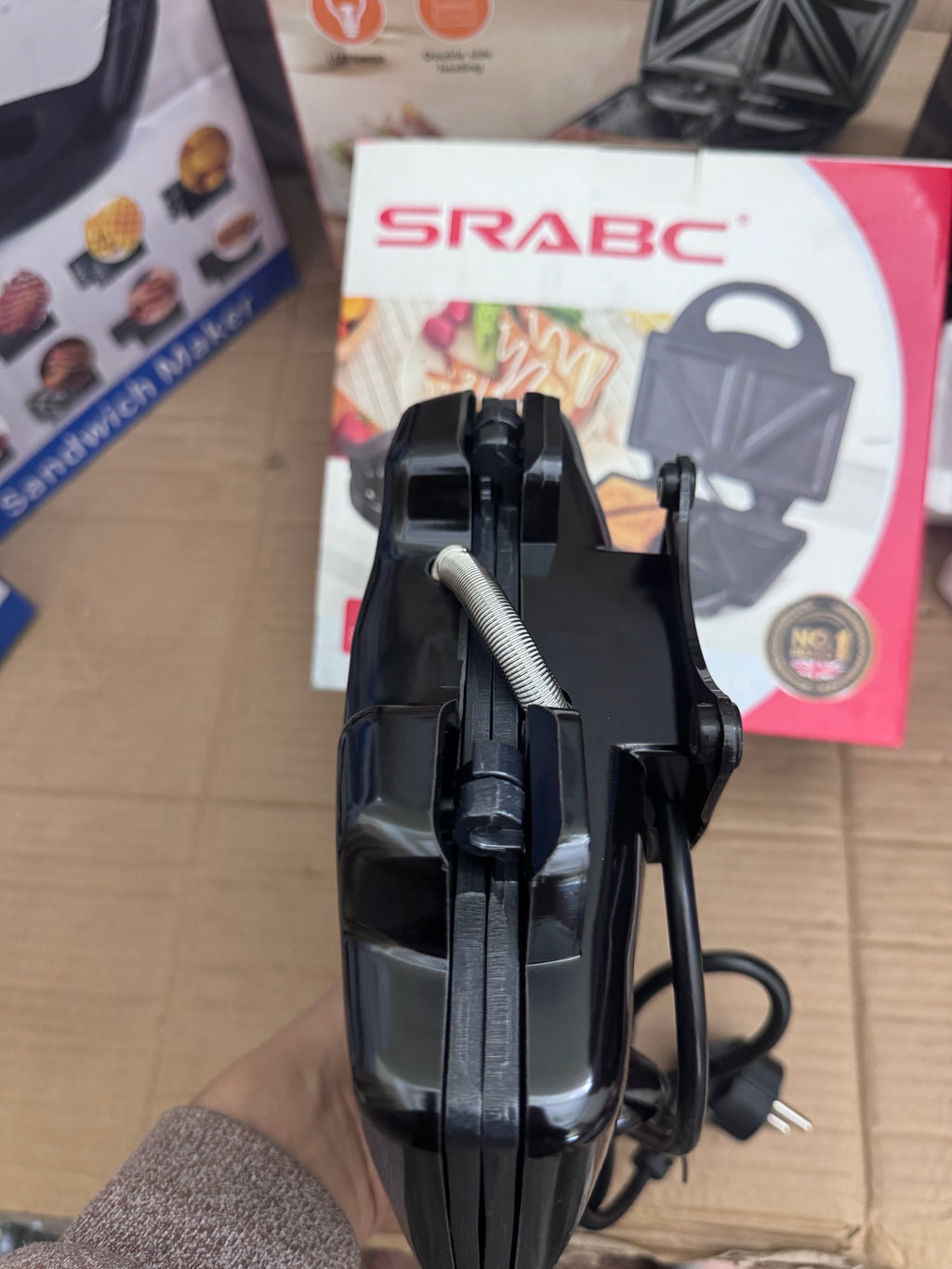 SRABC Sandwich Maker 750W – Lot Imported Electric Sandwich Maker for Home Use in Pakistan