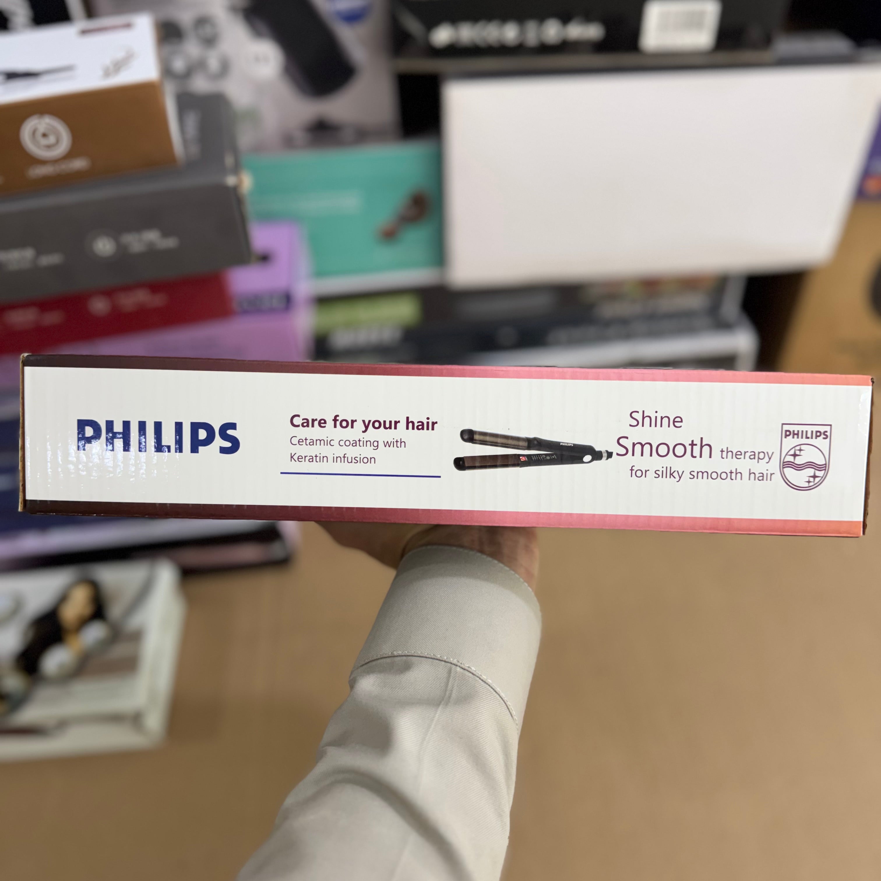 Philips KeraShine Smooth Therapy Hair Straightener -HP-919 - Lot Imported
