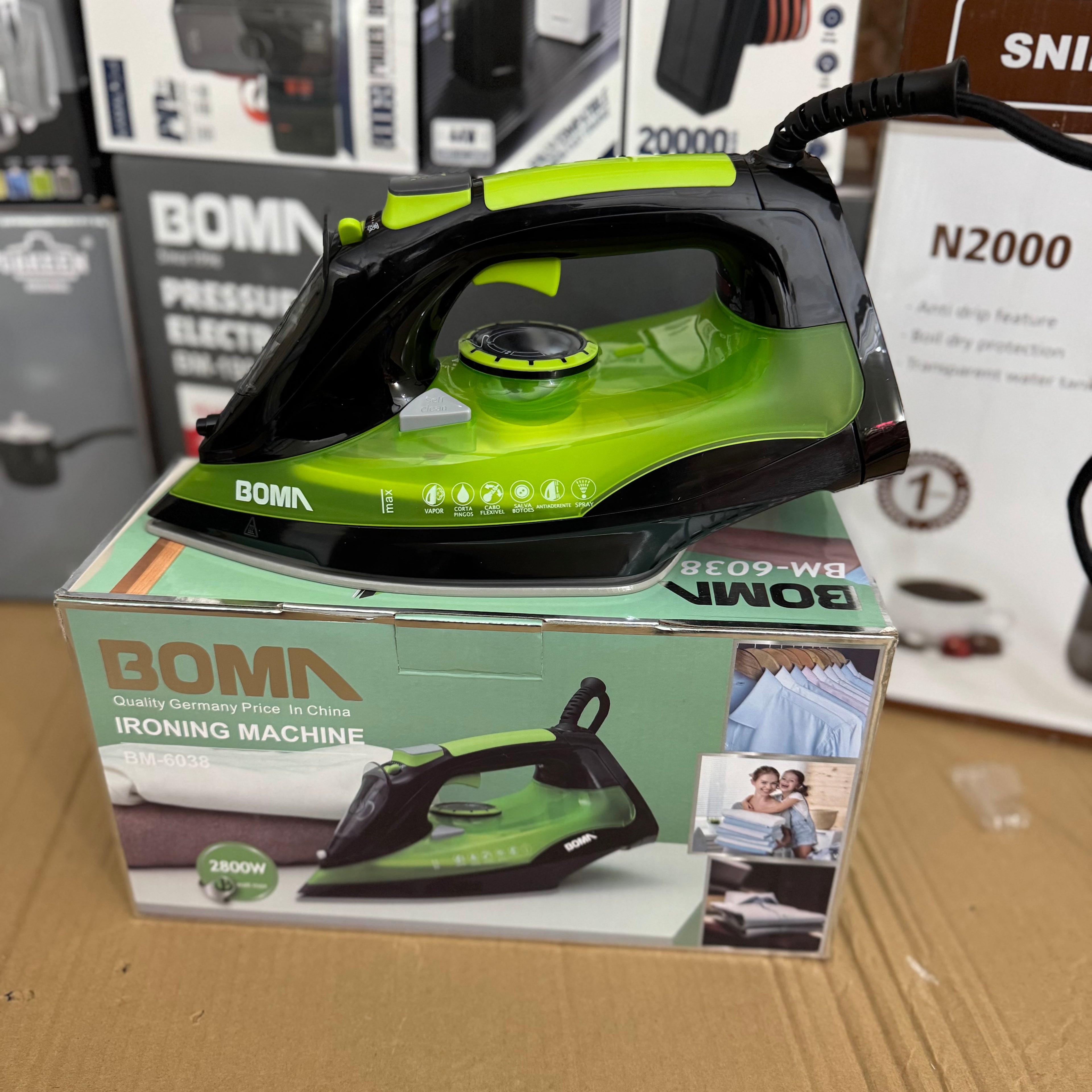 Boma BM-6038 28000W High-Performance Steam Iron