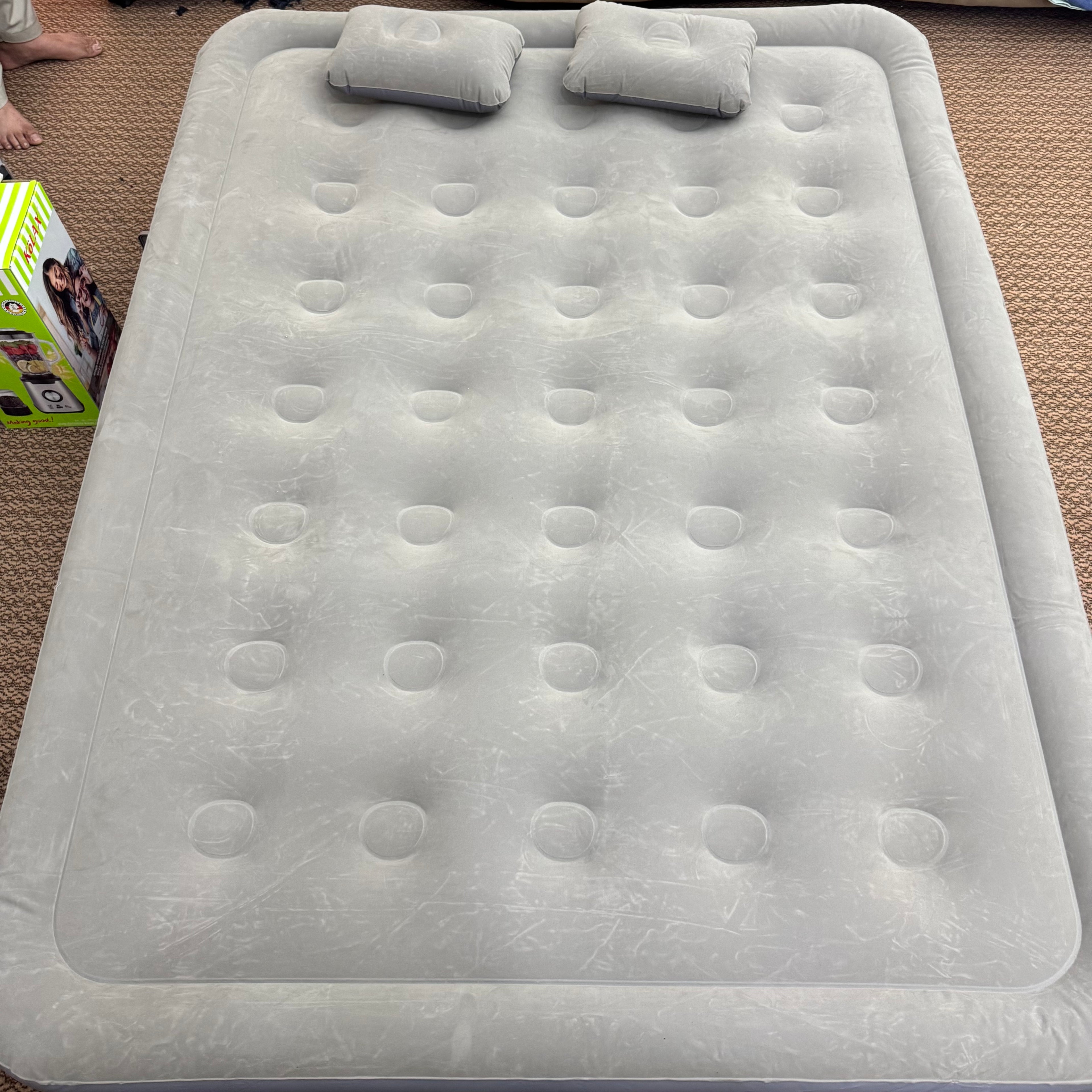 Leedsooy 91002 Double Size Inflatable Portable Air Mattress Lot Imported