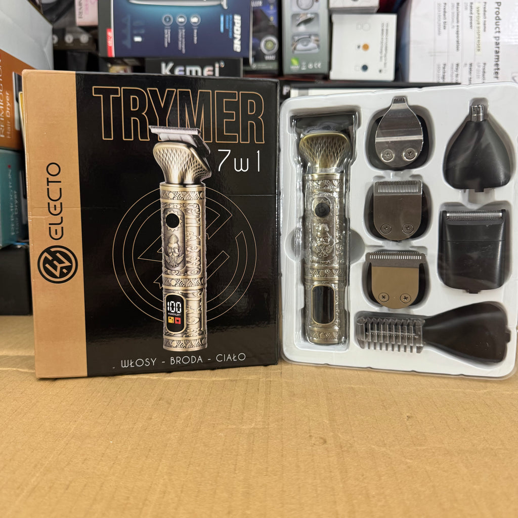 Electo W-701 7-in-1 Professional Trimmer & Grooming Kit for Men