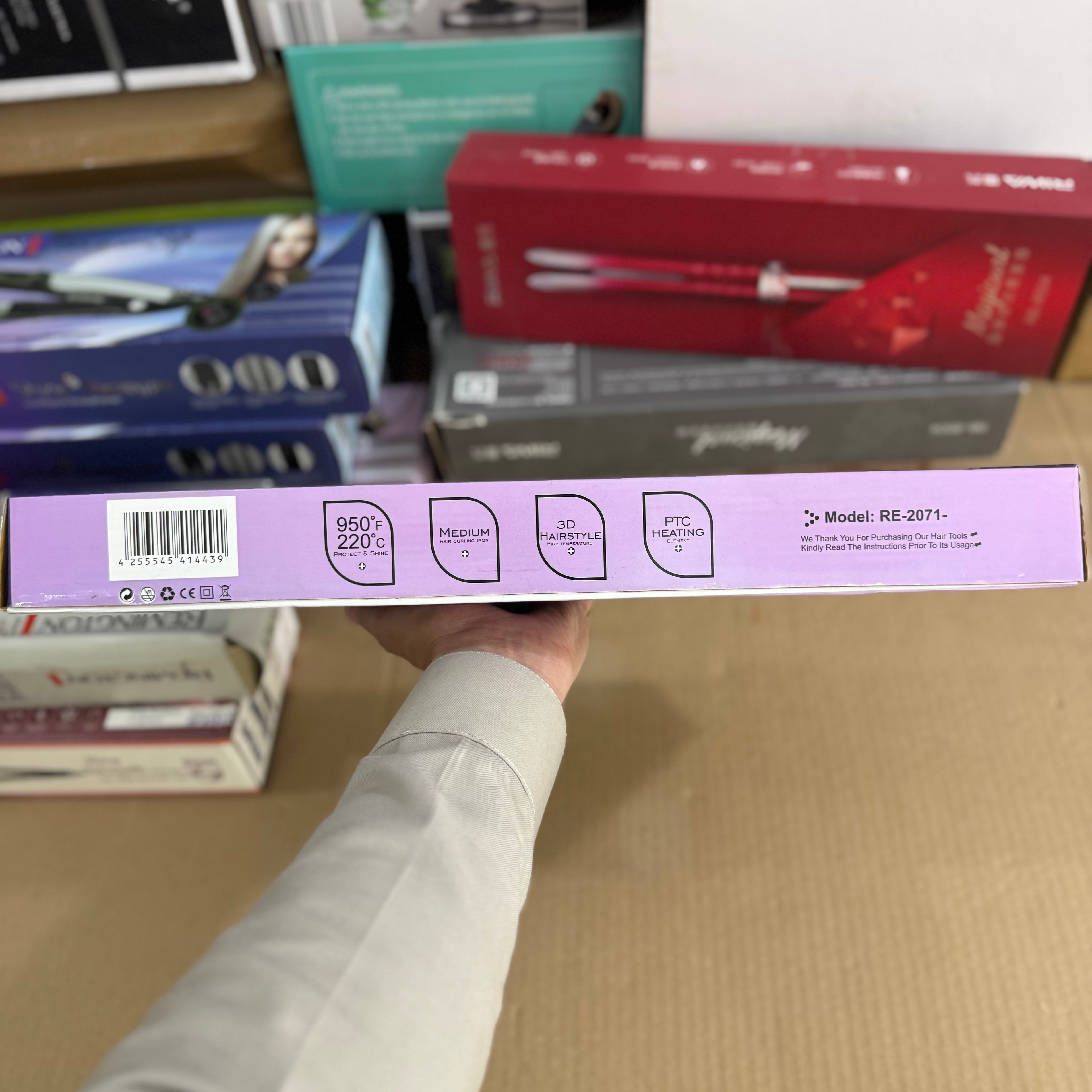 Remington Professional Curling Wand Styler - Model RE-2071 - Lot Imported