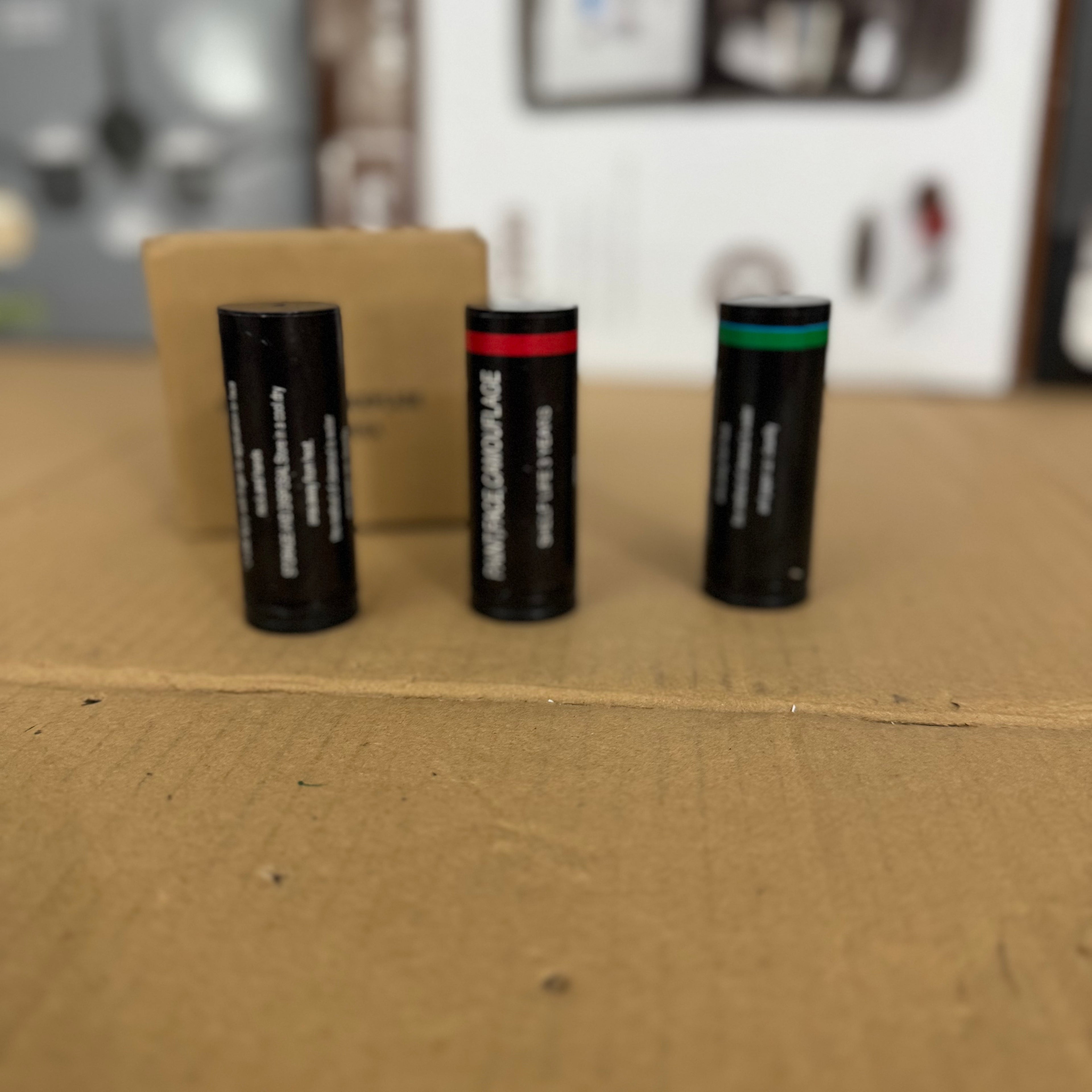 3 Camouflage Face Paint Sticks – Waterproof Tactical & Outdoor Face Paint