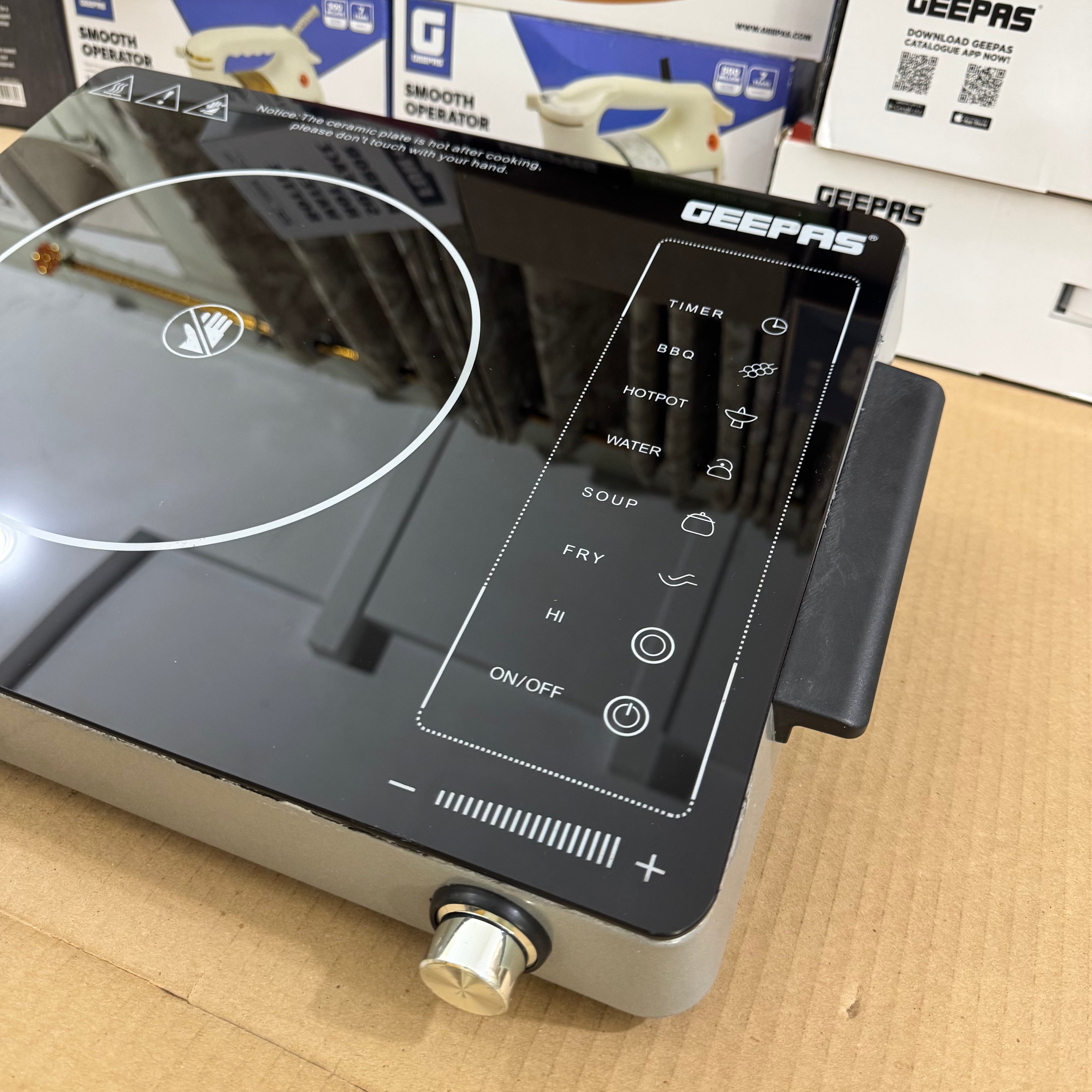 Geepas 2800W Digital Infrared Cooker GIC6924P – Heavy Duty 6months warranty
