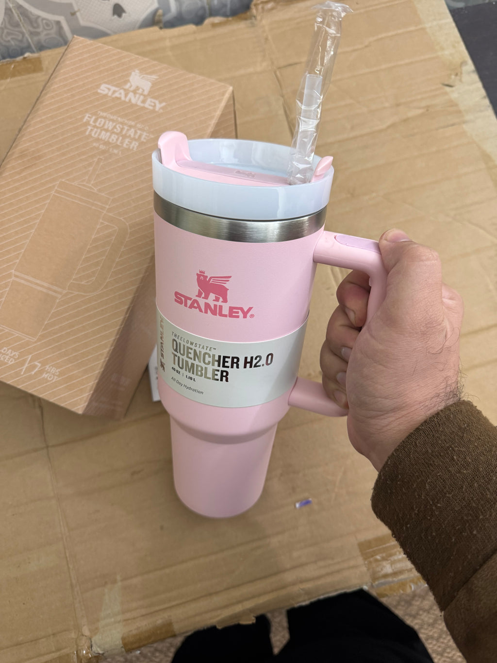 Lot Imported Stanley Quencher H2.0 Flowstate Tumbler – 40oz (1.18L) | Insulated Travel Mug with Handle & Straw