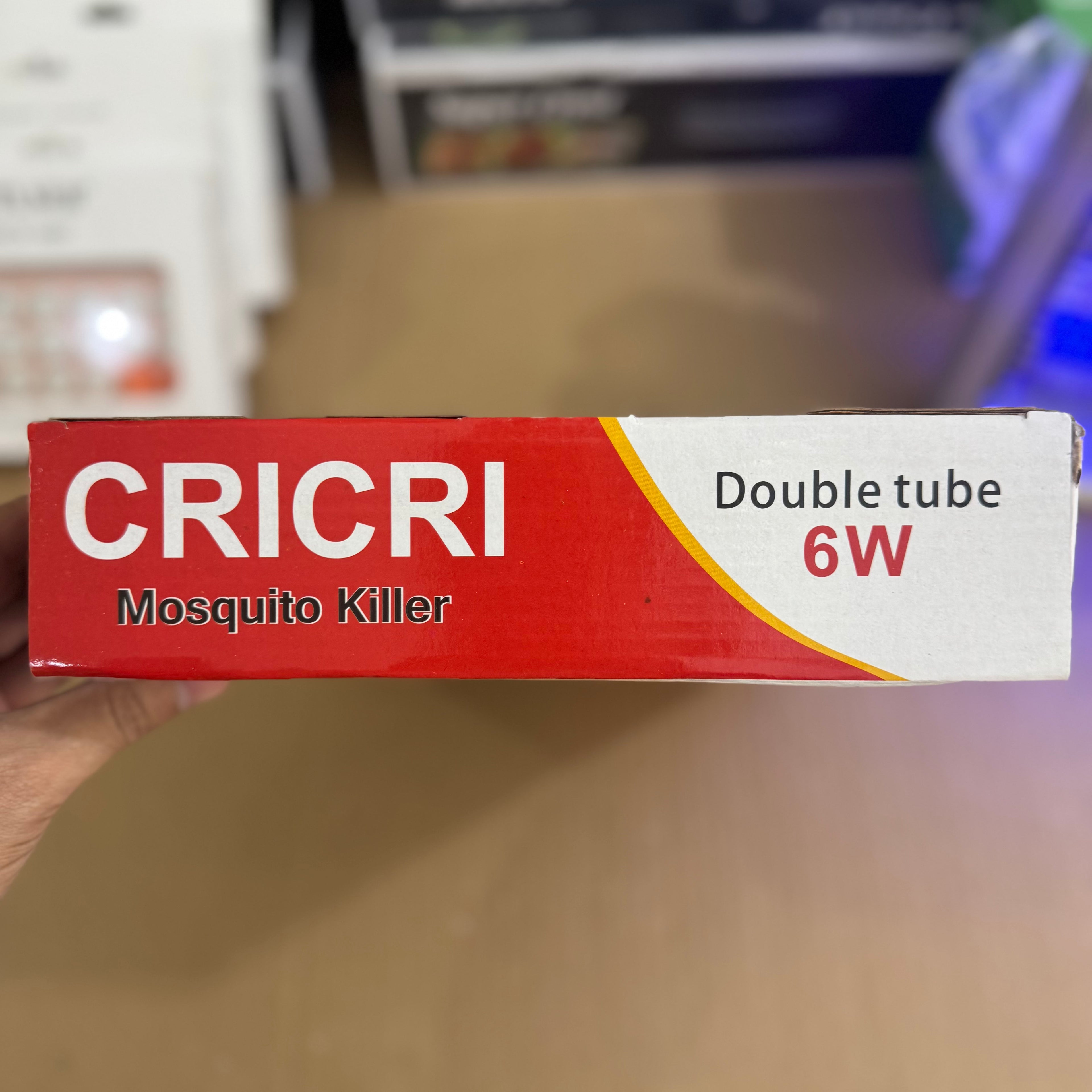 CRICRI 6W Double Tube Electric Mosquito & Insect Killer Lamp - SCT-9004 Lot Imported