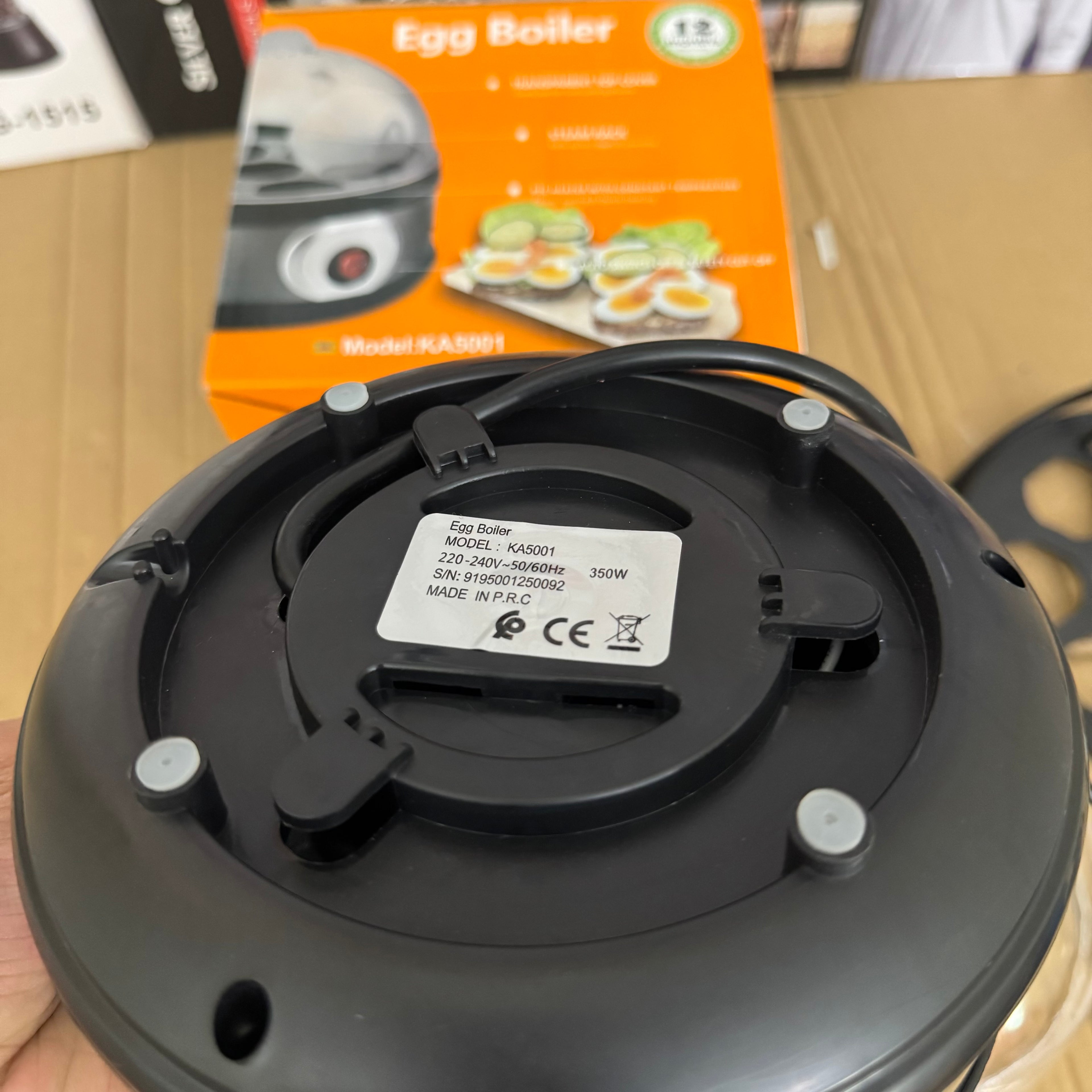 DSP 350W Electric Egg Boiler & Steamer - KA5001 Lot Imported