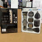 Electo W-701 7-in-1 Professional Trimmer & Grooming Kit for Men