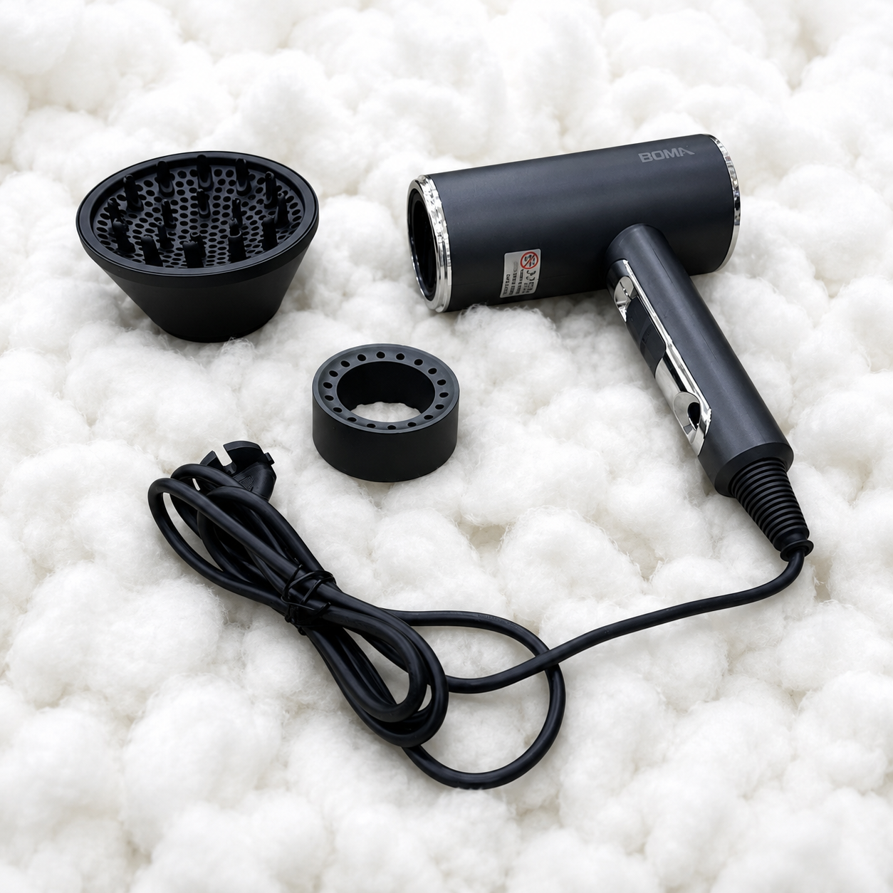 BOMN BM-312 Professional Hair Dryer 2200W | 3 Heat & 2 Speed Settings