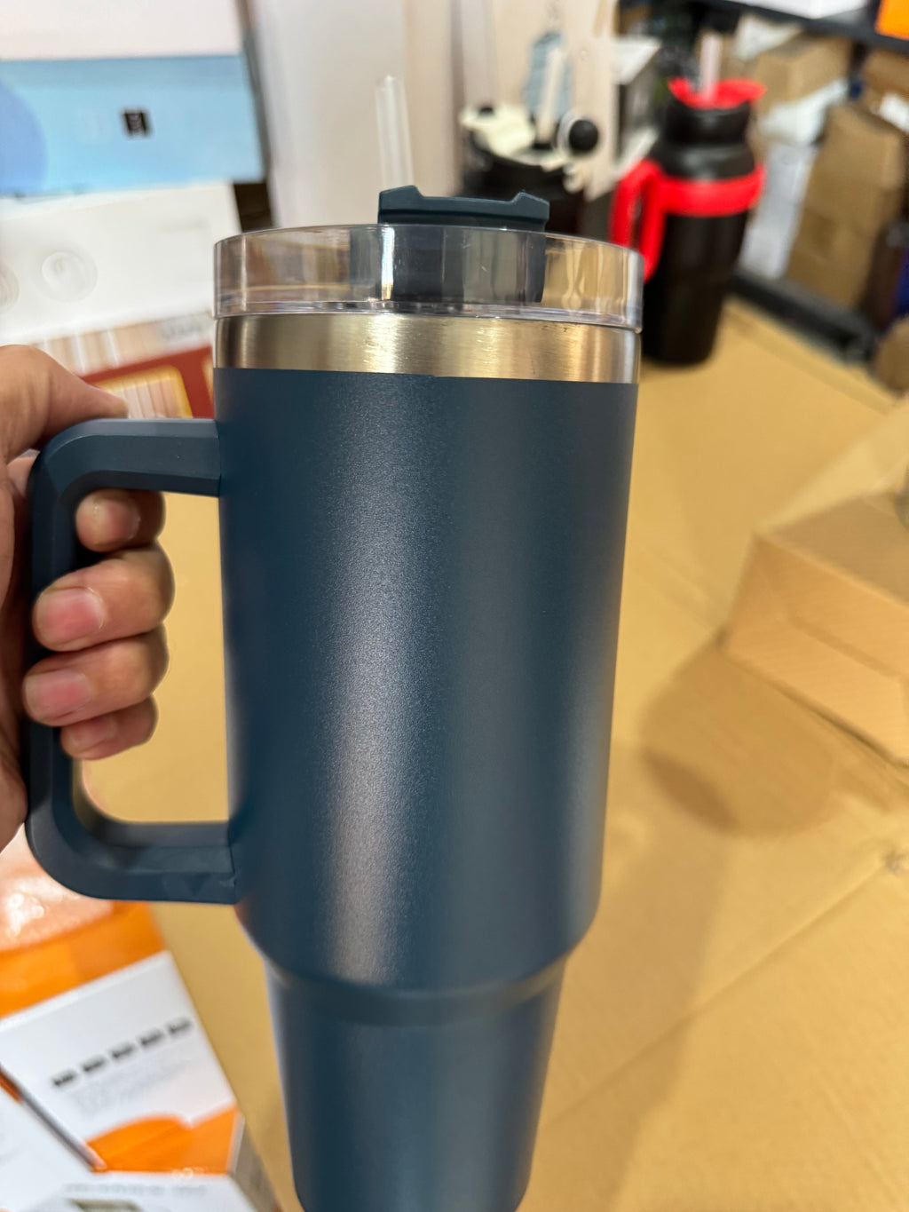 1180ml Stainless Steel Vacuum Insulated Tumbler | Large Travel Mug with Handle