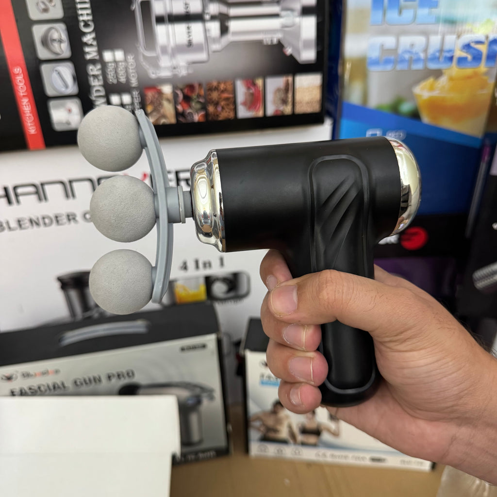 Blueidea BLD-130 9-in-1 Three-Headed Fascia Massage Gun