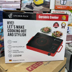2200W Ancher Plus Ceramic Cooker – Digital Electric Hot Plate with Tim