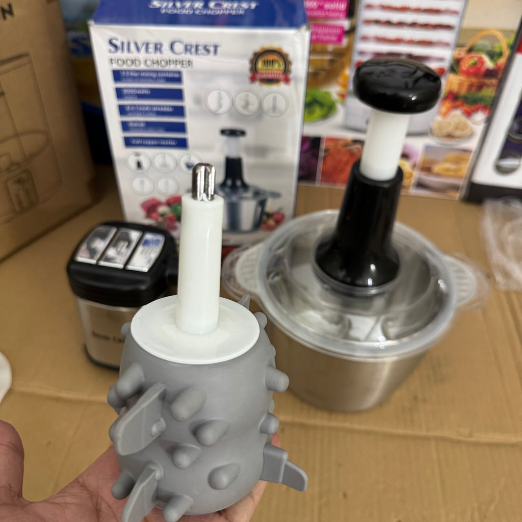 Silver Crest 3.5L Electric Food Chopper 8in1- 2000W Lot Imported