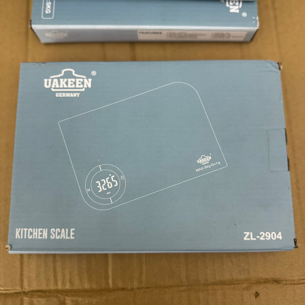 Uakeen Germany Digital Kitchen Scale | Ultra-Slim 5kg Precision Food Scale