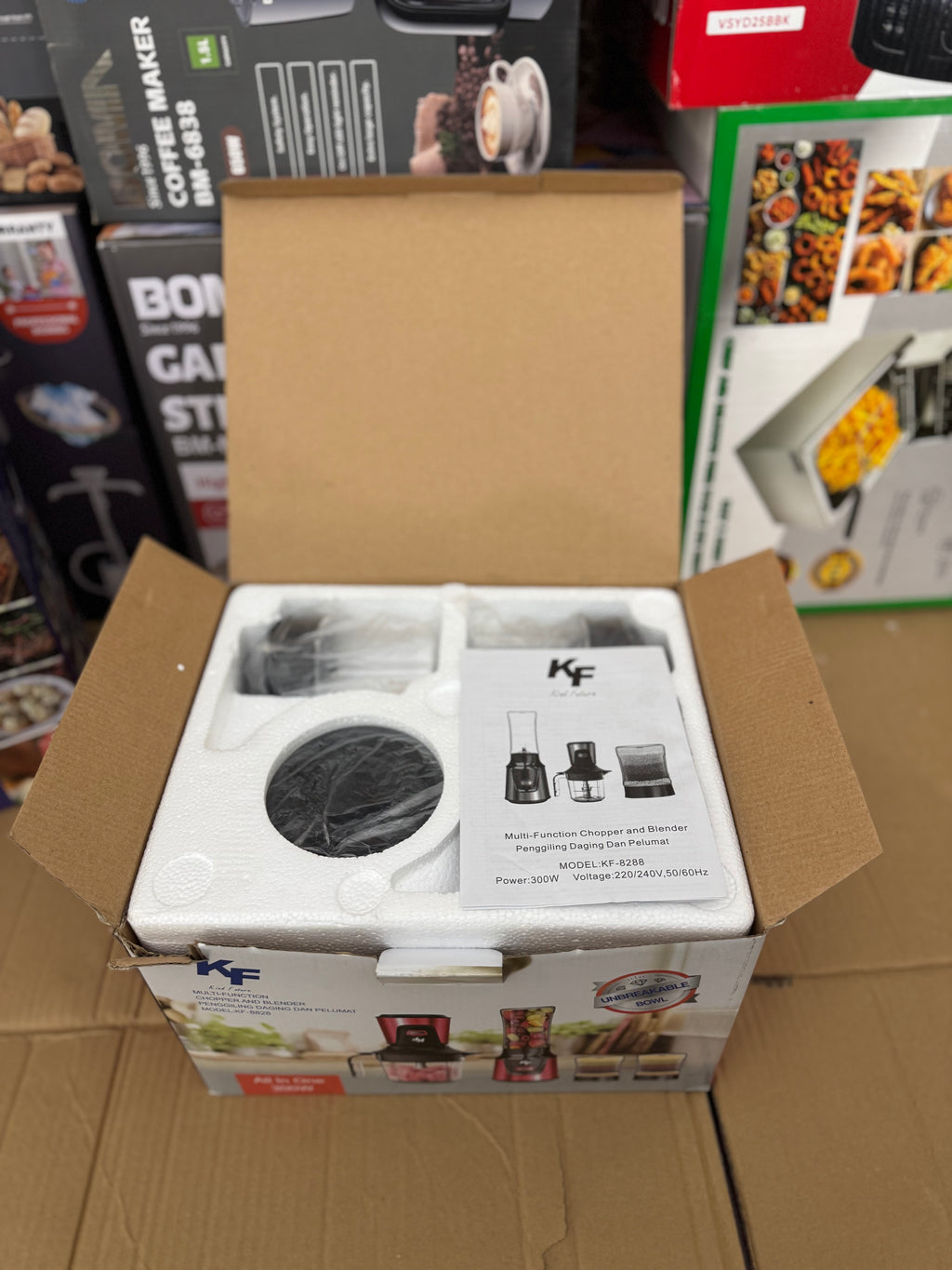 KF- KF-8828 All-in-One Multi-Function Food Chopper & Blender | 300W