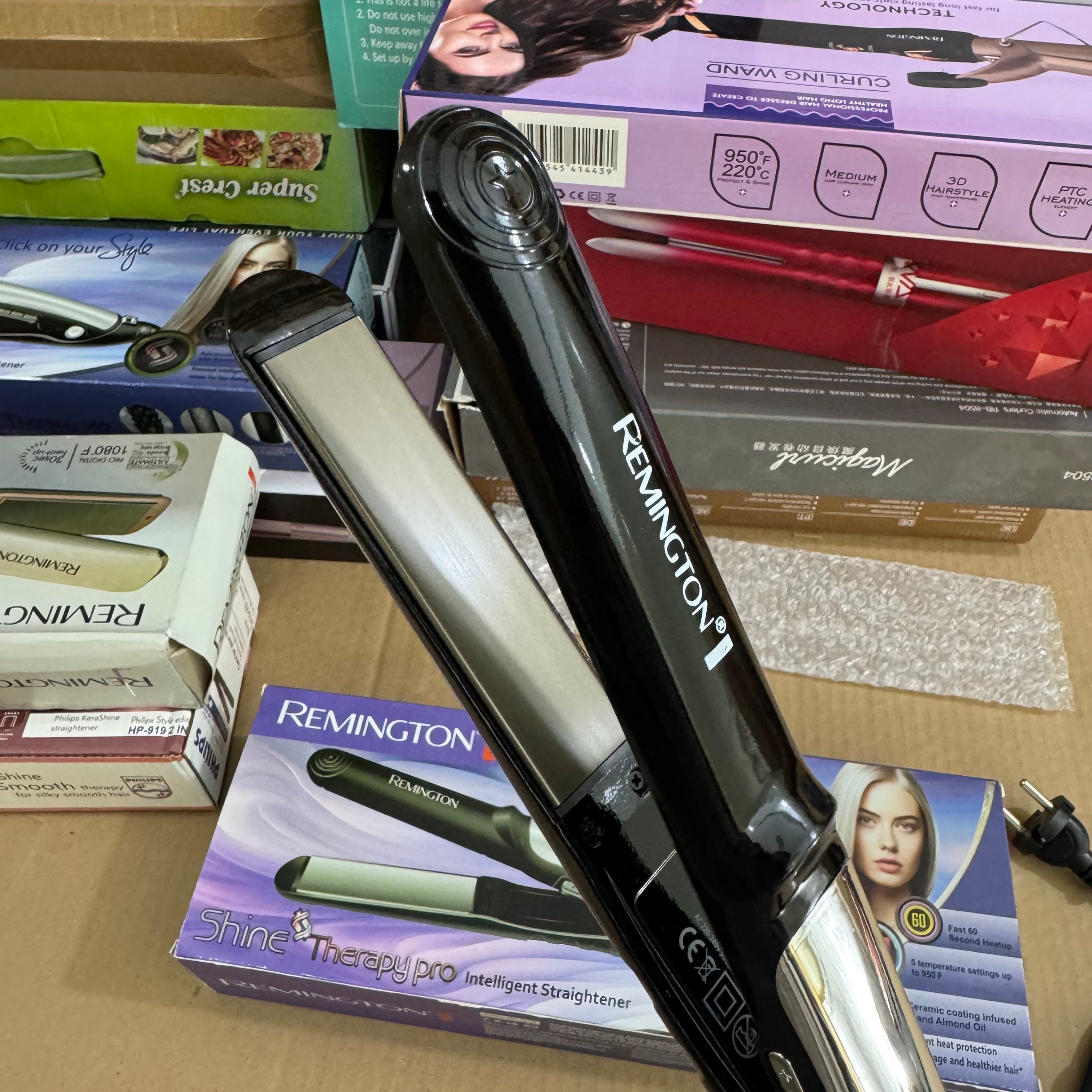 Remington Shine Therapy Pro Intelligent Hair Straightener - Model RM-3500S Lot Imported