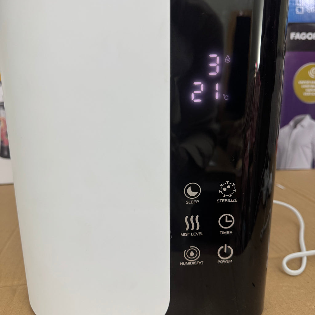 5L Ultrasonic Humidifier with Smart Digital Display - (LP-2209) Lot Imported
