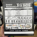 11pc Premium Resistance Bands Set - Home Gym Fitness Kit