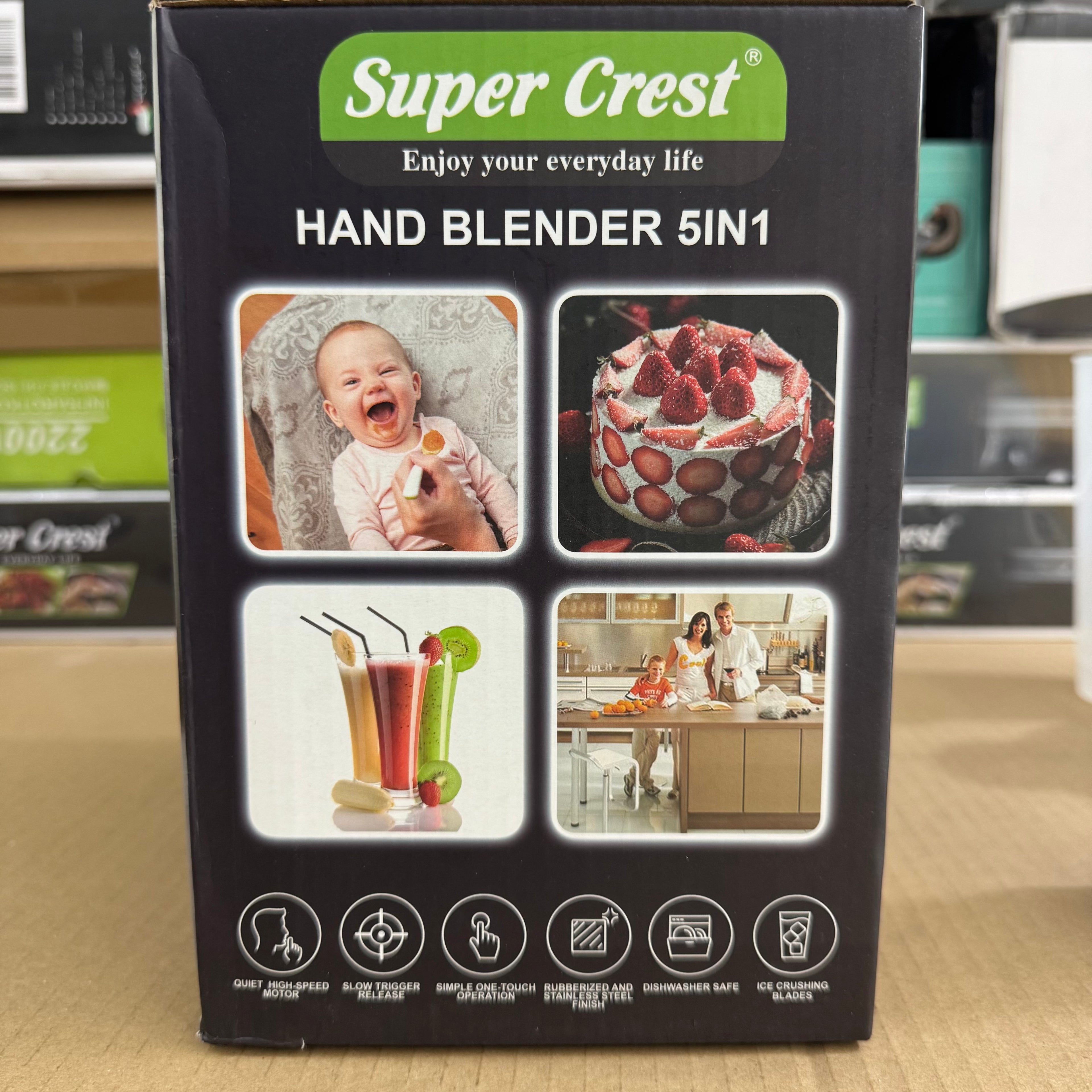 Super Crest 5-in-1 Hand Blender 3000W - Model SCT-7008