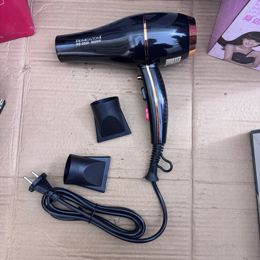 Lot Imported Reimiogton Professional Hair Dryer 5000W – High Power Salon Blow Dryer