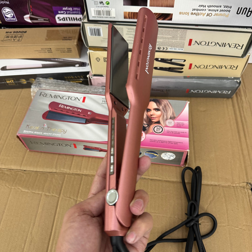 Lot Imported Remington Keratin Therapy Hair Straightener Model S-8590