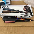 Lot Imported Braun Power Of Active Ions Hair Straightener BR-7004W