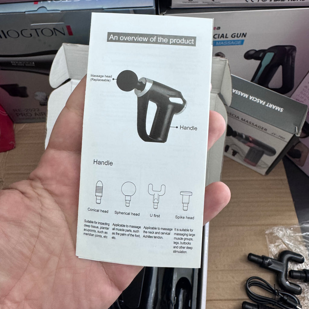 Lot Imported Mini Facial Gun KH-810 | Deep Muscle Massager Pakistan