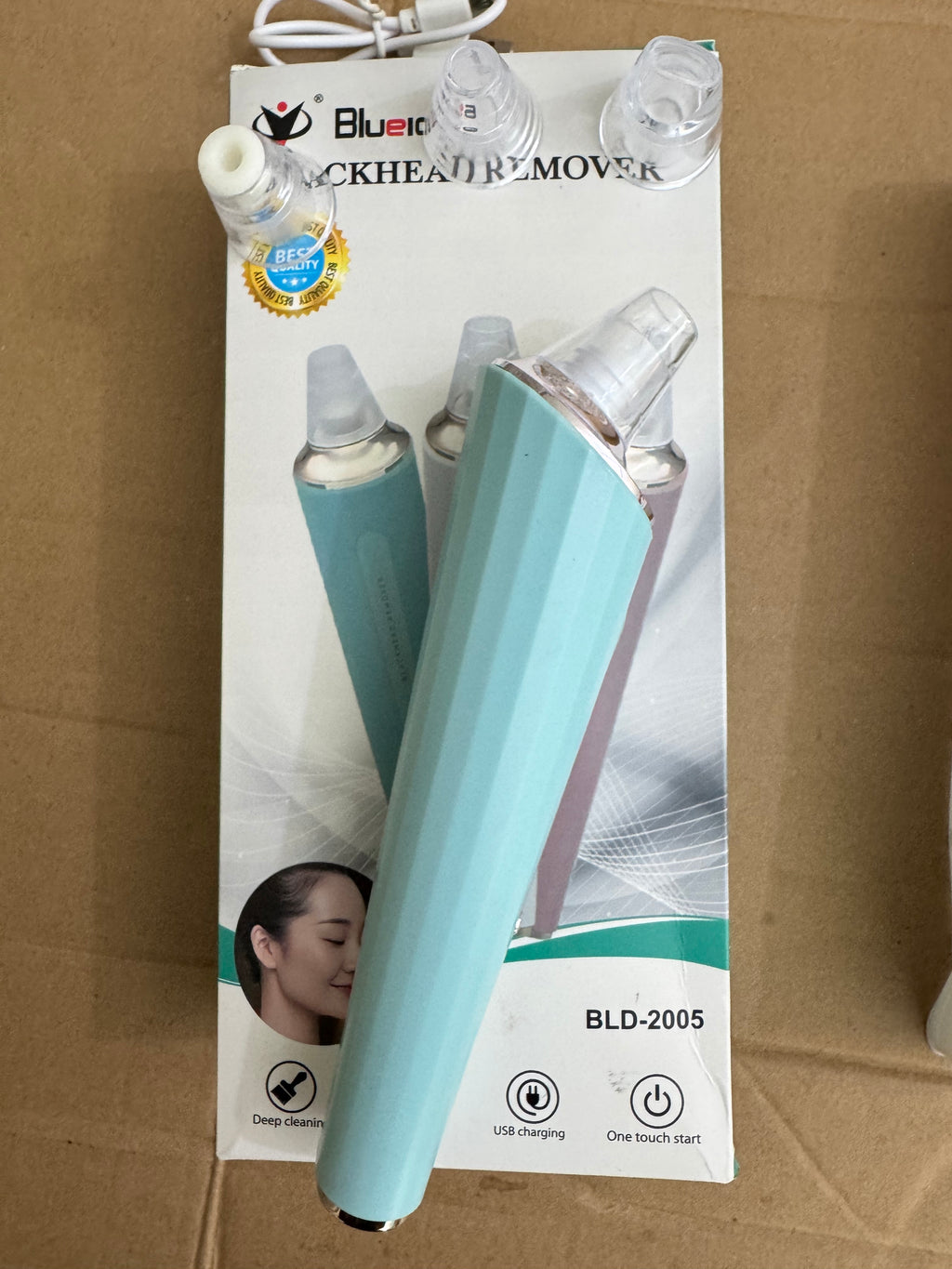 Lot Imported Blueidea Electric Blackhead Remover – Deep Pore Cleansing Vacuum