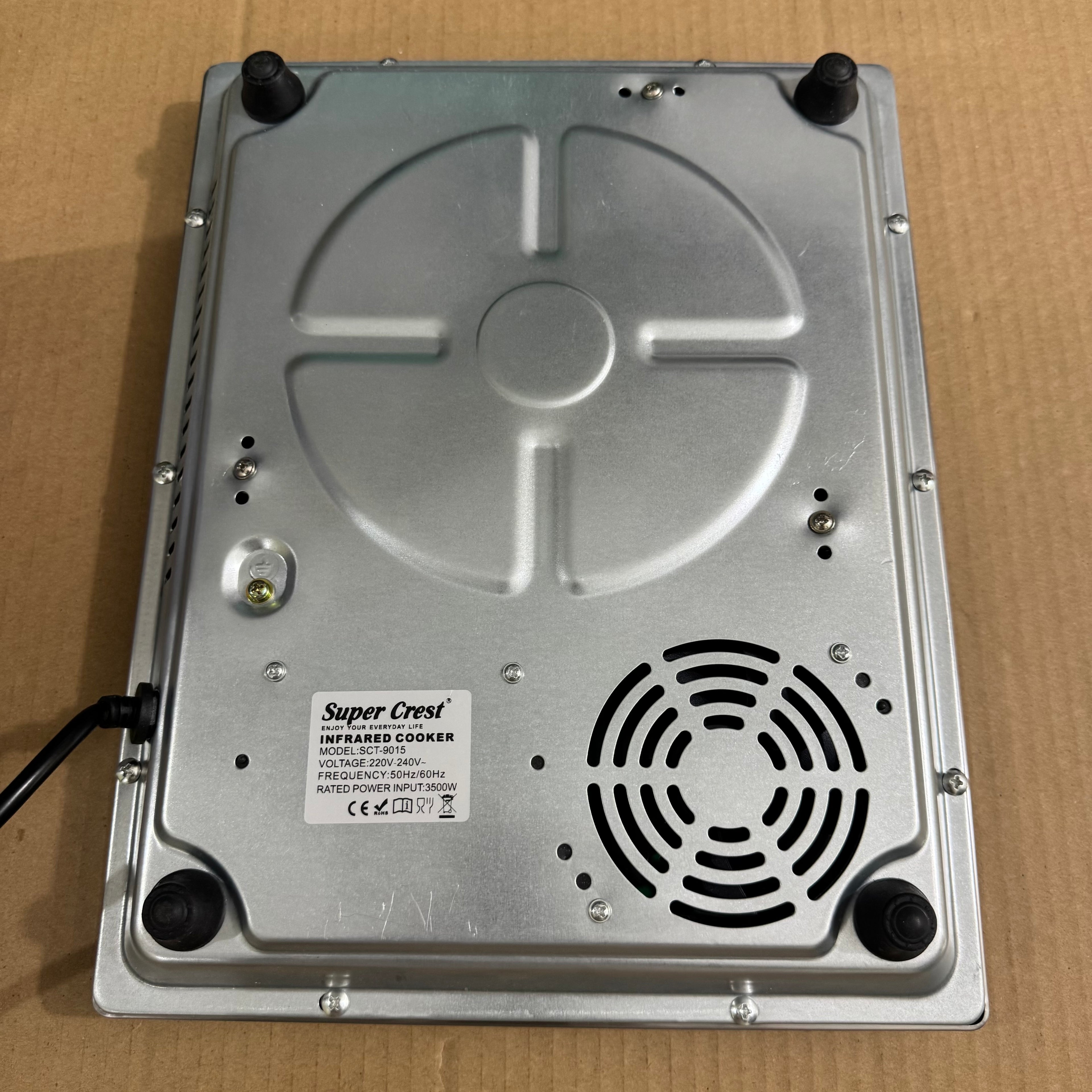 Super Crest 3500W Electric Infrared Cooker - SCT-9015 6months warranty