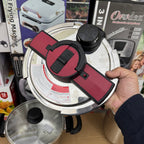 Uniqui 18/10 Stainless Steel Pressure Cooker Set - 8-Piece Multi-Size (5L + 7L) Induction Compatible Cookware with Steamer Basket and Glass Lid