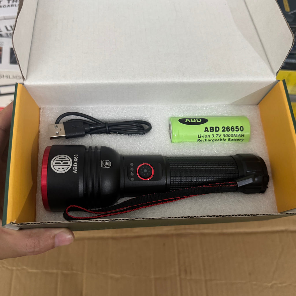 Lot Imported ABD-X68 Multifunctional LED Flashlight
