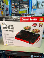 2200W Ancher Plus Ceramic Cooker – Digital Electric Hot Plate with Tim
