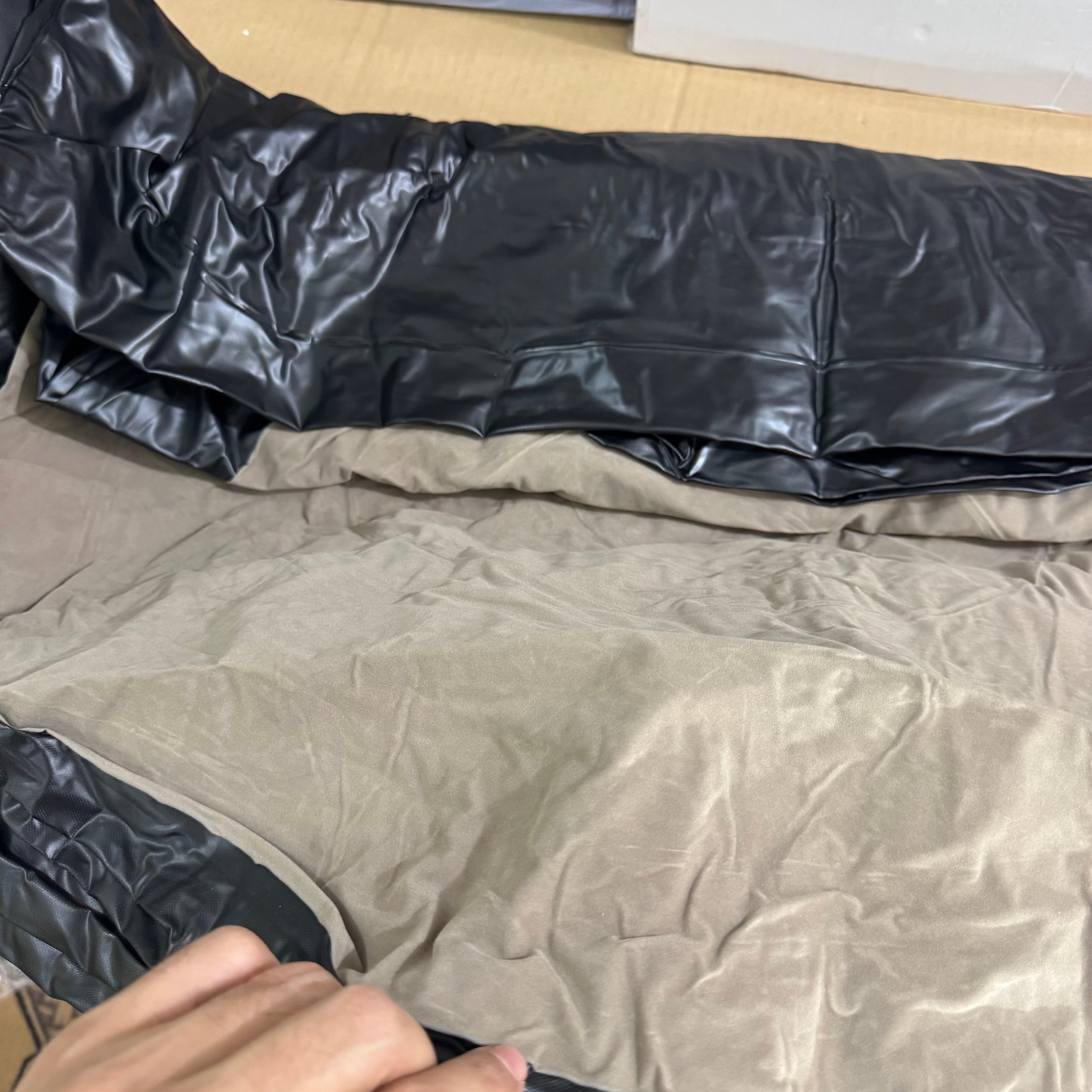 Inflatable Sofa with Ottoman Set (Single Size) – Original Lot Imported