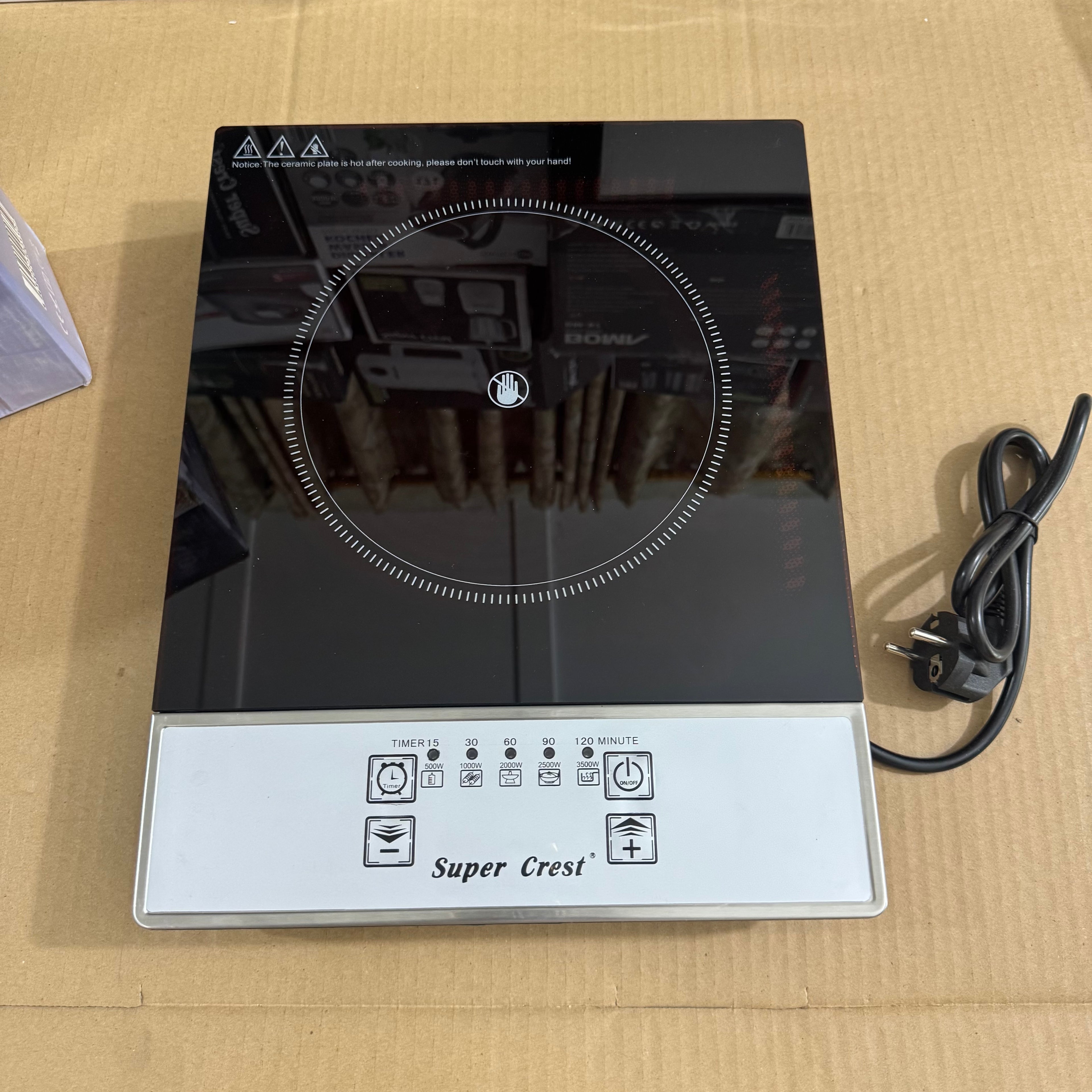 Super Crest 3500W Electric Infrared Cooker - SCT-9015 6months warranty